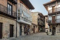 SANTILLANA DEL MAR, SPAIN - MAY 21, 2018: Street with typical architecture in Santillana del Mar, a famous historic town in