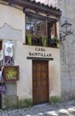 Santillana del Mar, 13th april: Historic House from Cobblestone street of Medieval Santillana del Mar town in Spain