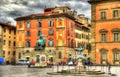 Santissima Annunziata square in Florence Royalty Free Stock Photo