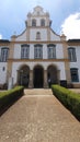 Facade of the Igreja do Frei GalvÃÂ£o in SÃÂ£o Paulo, Brazil Royalty Free Stock Photo