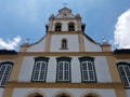 Facade of the Igreja do Frei GalvÃÂ£o in SÃÂ£o Paulo, Brazil Royalty Free Stock Photo