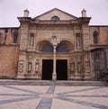 Santo Domingo better known as the First Cathedral of America, was declared in 1546 the first cathedral of the New World Royalty Free Stock Photo