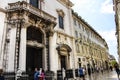 Santo Domingo church facade in Lisbon