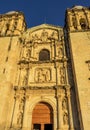 Santo Domingo de Guzman Facade Church Oaxaca Mexico Royalty Free Stock Photo