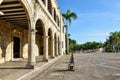 Santo Domingo, Dominican Republic. Alcazar de Colon (Diego Columbus House), Spanish Square. Royalty Free Stock Photo