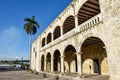 Santo Domingo, Dominican Republic. Alcazar de Colon (Diego Columbus House), Spanish Square. Royalty Free Stock Photo