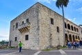 Santo Domingo, Dominican Republic. Alcazar de Colon, Diego Columbus residence situated in Spanish Square.