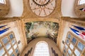 SANTO DOMINGO, DOMINICAN REPUBLIC - AUGUST 8, 2017: Interior of the building of the National Pantheon. Copy space for text. Royalty Free Stock Photo