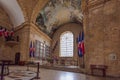 SANTO DOMINGO, DOMINICAN REPUBLIC - AUGUST 8, 2017: Interior of the building of the National Pantheon. Copy space for text. Royalty Free Stock Photo