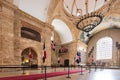 SANTO DOMINGO, DOMINICAN REPUBLIC - AUGUST 8, 2017: Interior of the building of the National Pantheon. Copy space for text. Royalty Free Stock Photo