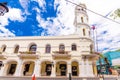 SANTO DOMINGO, DOMINICAN REPUBLIC - AUGUST 8, 2017: View of the building Palacio Consistorial. Copy space for text.