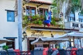 Santo Domingo, Dominican Republic. Famous place Las Atarazanas in Spanish Square with prestigious restaurants. Royalty Free Stock Photo