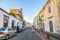 Santo Domingo, Dominican Republic. Las Damas street. Royalty Free Stock Photo