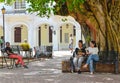 Santo Domingo, Dominican Republic. Street life and view of Calle el Conde and Colonial Zone of Santo Domingo city.