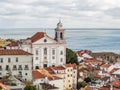 Santo Estevao church in Alfama neighbourhood in Lisbon Royalty Free Stock Photo