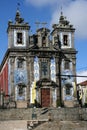 Santo Ildefonso church in Porto