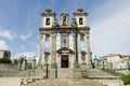 Santo ildefonso church in porto portugal Royalty Free Stock Photo