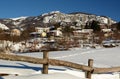 View of Santo Stefano d`Aveto. Liguria. Italy Royalty Free Stock Photo