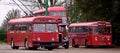 Santoft trolley bus museum, Santoft, Lincolnshire, UK. , November 2023. Public transport vehicles preserved.