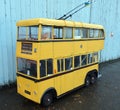 Santoft trolley bus museum, Santoft, Lincolnshire, UK. , November 2023. Model working trolley bus