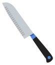 Santoku knife icon. Cutting blade. Cooking tool