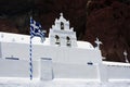 Santorini Akrotiri Agios Nikolaos Church Royalty Free Stock Photo