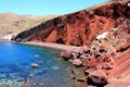 Santorini Akrotiri Red Beach Royalty Free Stock Photo