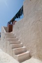 Santorini beautiful buildings Royalty Free Stock Photo