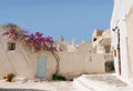 Santorini beautiful buildings Royalty Free Stock Photo