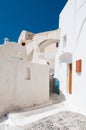 Santorini beautiful buildings Royalty Free Stock Photo