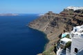 Santorini caldera seen from the village of Firostefani