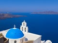 Santorini church - Greece Royalty Free Stock Photo