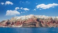 Santorini, Cyclades Islands, Greece. Royalty Free Stock Photo