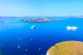 Candera sea in Santorini island, Greece Royalty Free Stock Photo