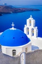Santorini, Greece - Firostefani church