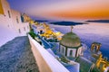 Santorini, Greece - Firostefani church