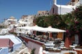 Restaurant at Santorini town Oia