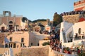 SANTORINI, GREECE, SEPTEMBER 20 2018Tourists from all over the world waiting for the sunset