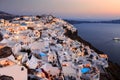View of Fira, Santorini. Fira is the main stunning cliff-perched town on Santorini, member of the Cyclades islands, Aegean sea. Royalty Free Stock Photo