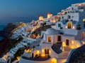 Santorini, Greece - Whitewashed houses