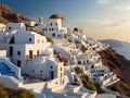 Santorini, Greece - Whitewashed houses