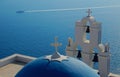 Santorini - Greek Church Royalty Free Stock Photo