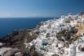 Traditional and famous white houses and churches Royalty Free Stock Photo