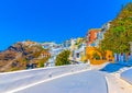 In Santorini island in Greece Royalty Free Stock Photo