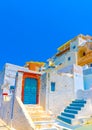 In Santorini island in Greece Royalty Free Stock Photo