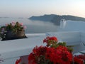 santorini island greece summer tourist resort europe