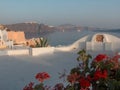 santorini island greece summer tourist resort europe