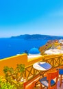 In Santorini island in Greece Royalty Free Stock Photo