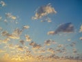 Santorini island at the sunset. A viewpoint from Oia village Royalty Free Stock Photo