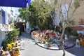 Santorini, 2nd september: Souvenirs Store in the picturesque town Fira Royalty Free Stock Photo